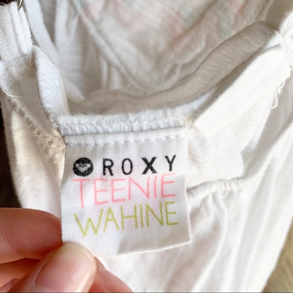 ROXY White Braided Strap Tank Top Tribal - Picture 2 of 4